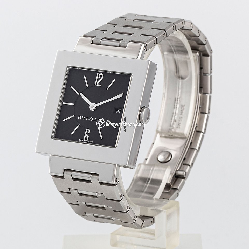 IMG_9081 Bulgari Quadrato Womens watch Quartz Steel SQ 27 SSD Replica 6