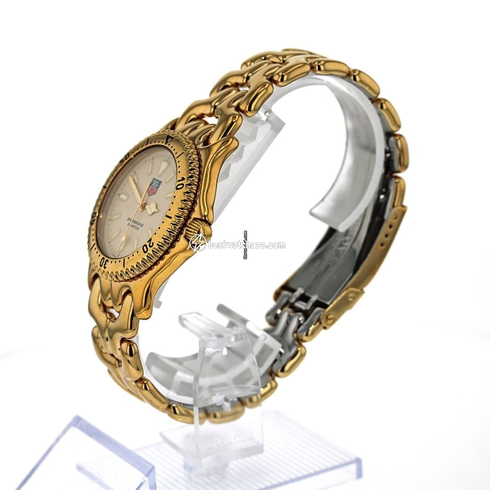 IMG_9081 TAG Heuer Mens watch Unisex Quartz Gold Steel Tag Heuer Sel Professional Replica 6