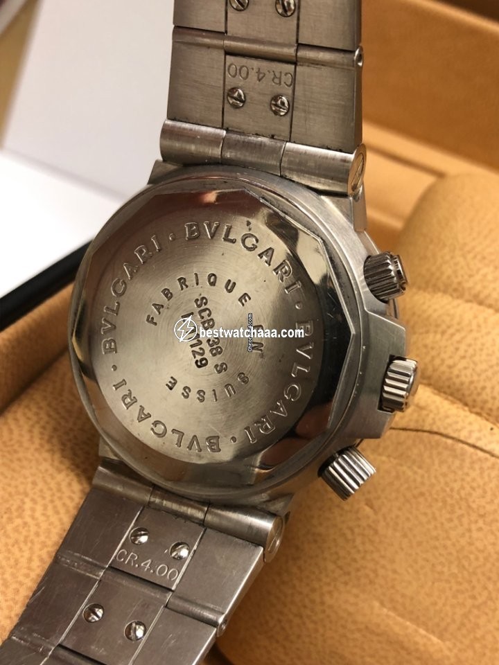 IMG_9081 Bulgari Diagono Mens watch Unisex Automatic Steel SCB38S Replica 6