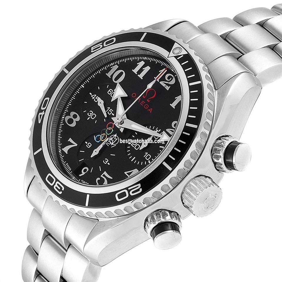 IMG_9081 Omega Seamaster Planet Ocean Chronograph Mens watch Unisex Automatic Steel 222.30.38.50.01.003 Replica 6