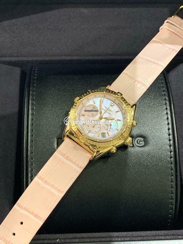 IMG_9081 Breitling Chronomat Womens watch Automatic Yellow gold K30012 Replica 6