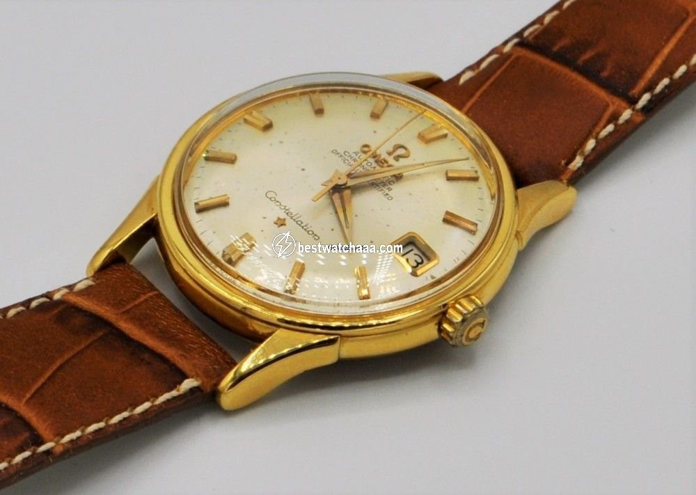 IMG_9081 Omega Constellation Mens watch Unisex Automatic Yellow gold 1685415 Replica 6