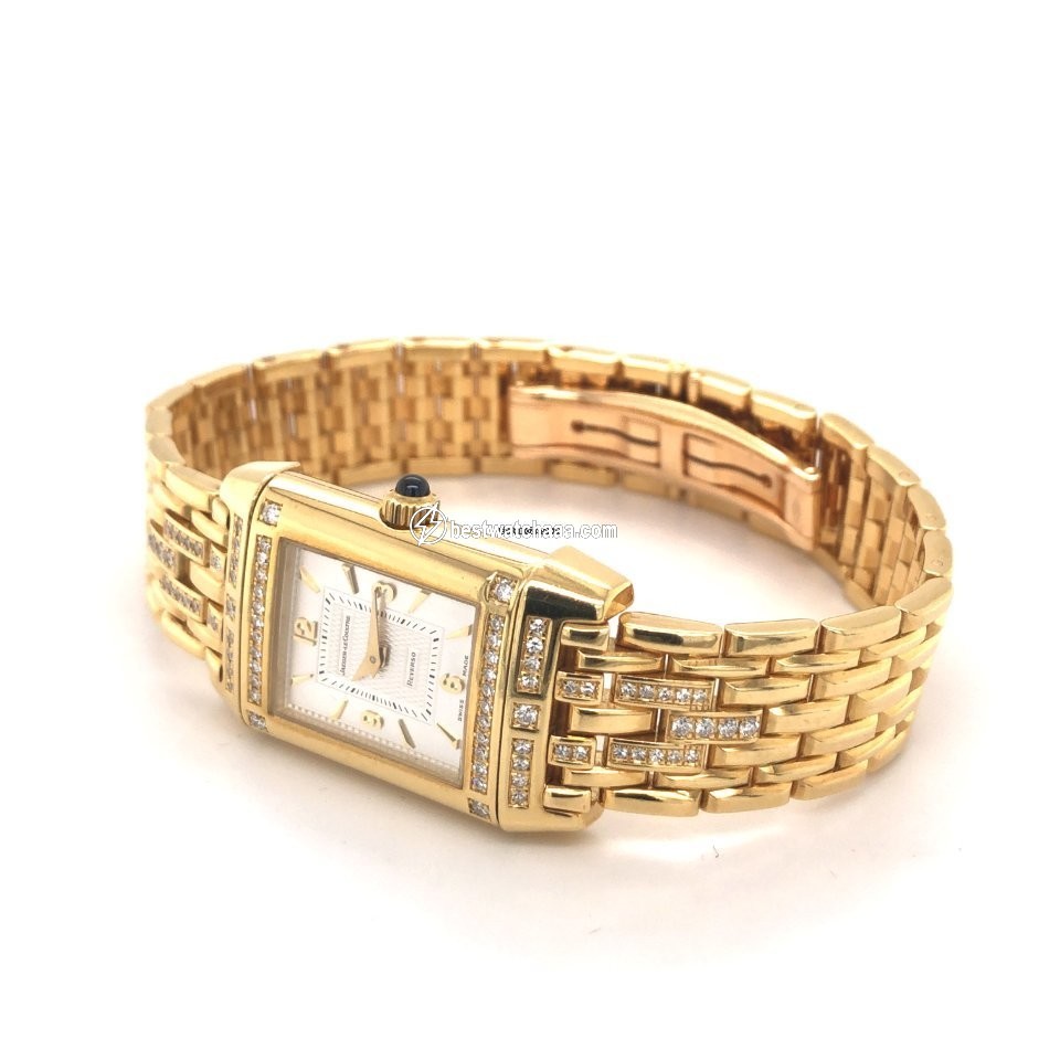IMG_9081 Jaeger-LeCoultre Reverso Lady Womens watch Manual winding Yellow gold 265.1.86 Replica 6