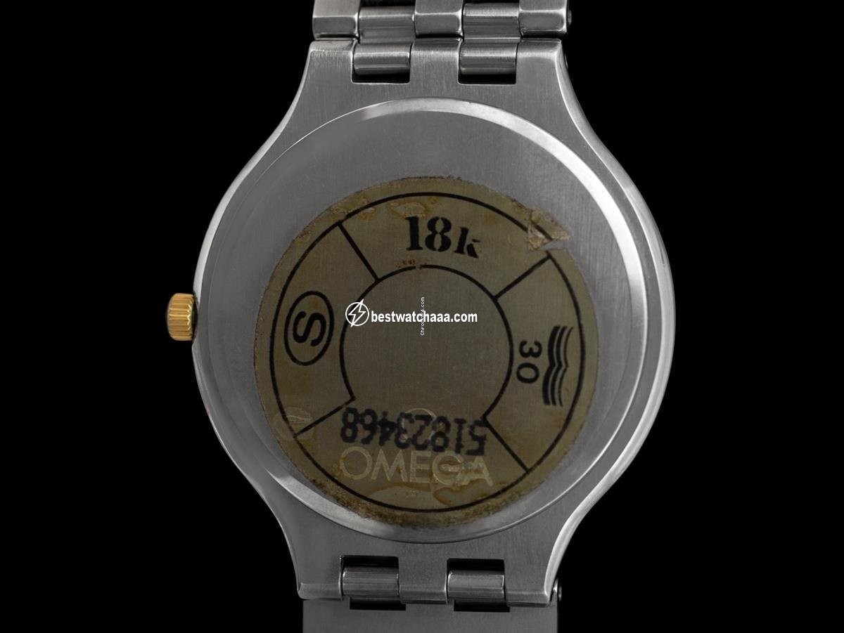 IMG_9081 Omega De Ville Mens watch Unisex Quartz Gold Steel 7458 Replica 6