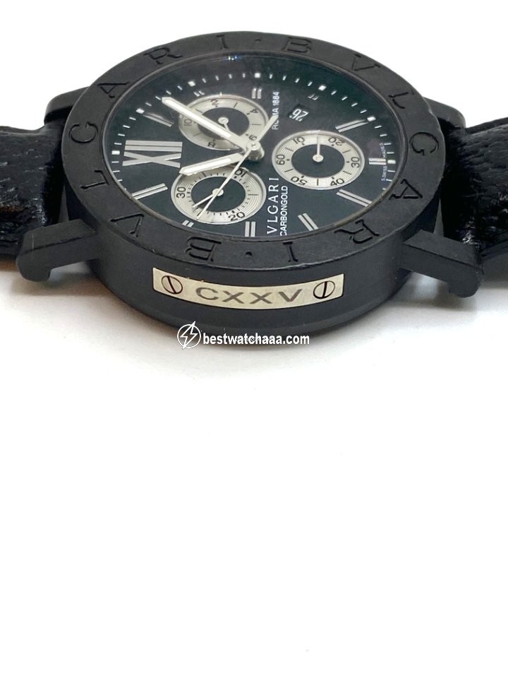 IMG_9081 Bulgari Bulgari Mens watch Unisex Quartz Carbon BB38CL Replica 6