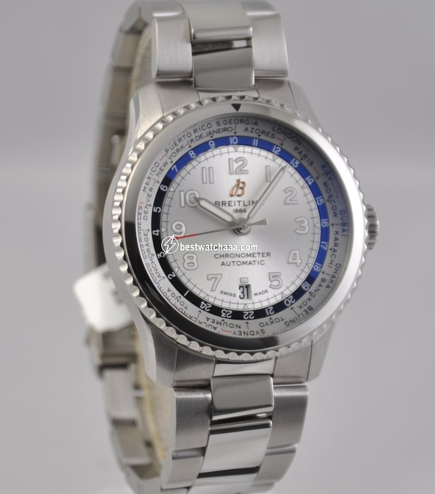 IMG_9081 Breitling Aviator 8 Mens watch Unisex Automatic Steel AB3521U01G1A1 Replica 6