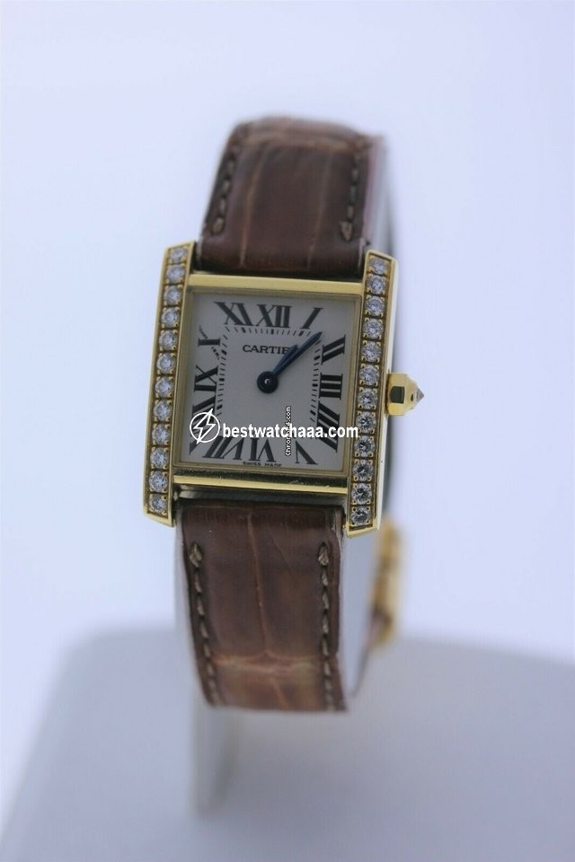 IMG_9081 Cartier Tank Francaise Quartz Yellow gold WE100151 Replica 6