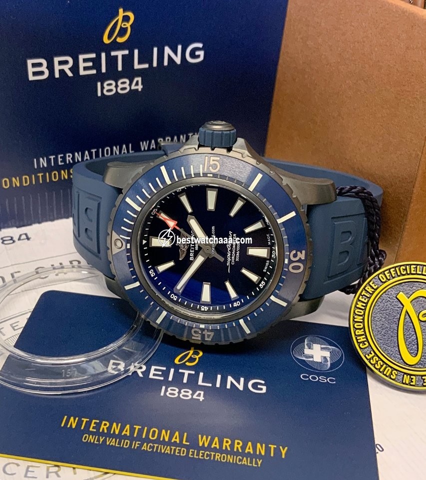 IMG_9081 Breitling Superocean Mens watch Unisex Automatic Titanium V17369161C1S1 Replica 6