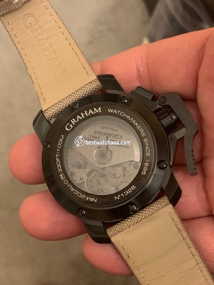IMG_9081 Graham Chronofighter Oversize Mens watch Unisex Automatic Steel 2CCAU.B02A.T13N Replica 6