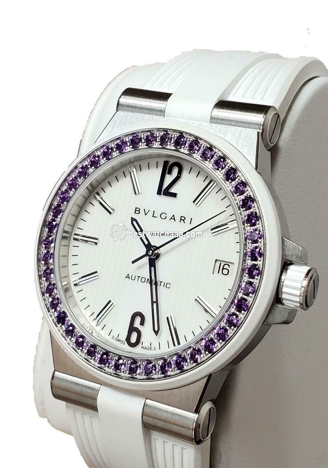 IMG_9081 Bulgari Diagono Womens watch Automatic Steel DG 35 S Replica 6