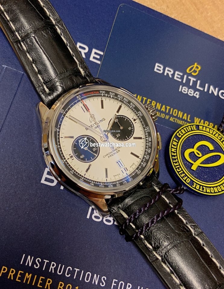 IMG_9081 Breitling Mens watch Unisex Automatic Steel AB0118221G1P2 Replica 6