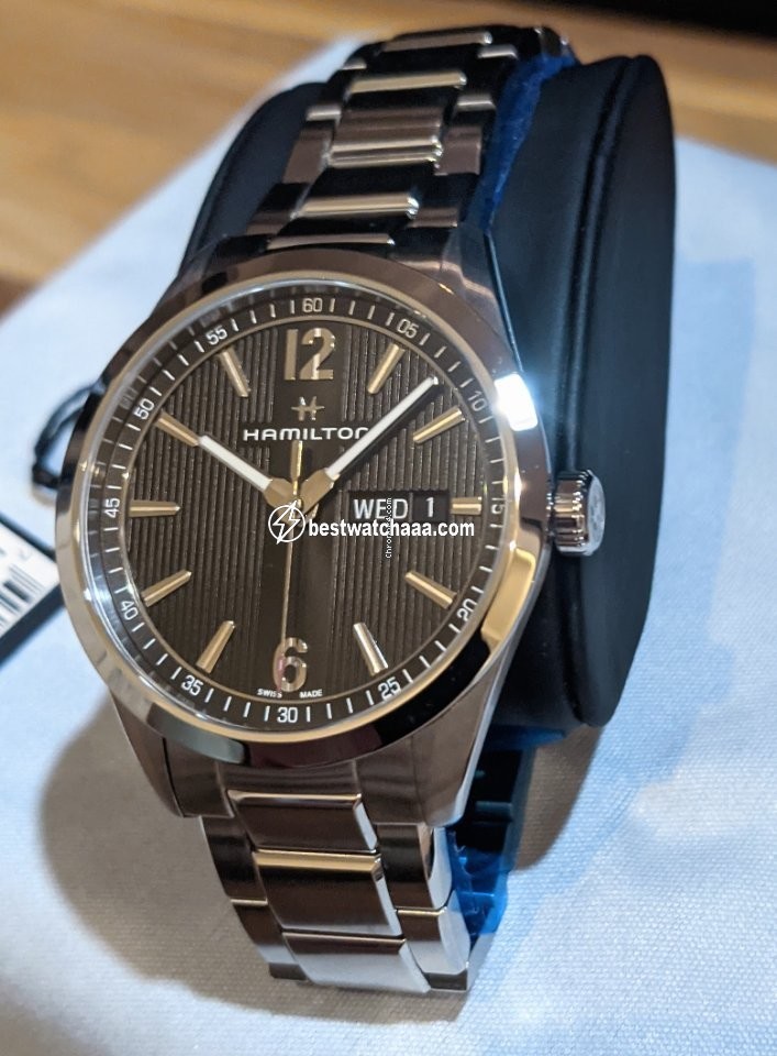 IMG_9081 Hamilton Broadway Mens watch Unisex Quartz Steel H43311135 Replica 6