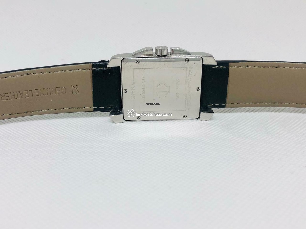 IMG_9081 Baume & Mercier Hampton Mens watch Unisex Quartz Steel 65341 Replica 6