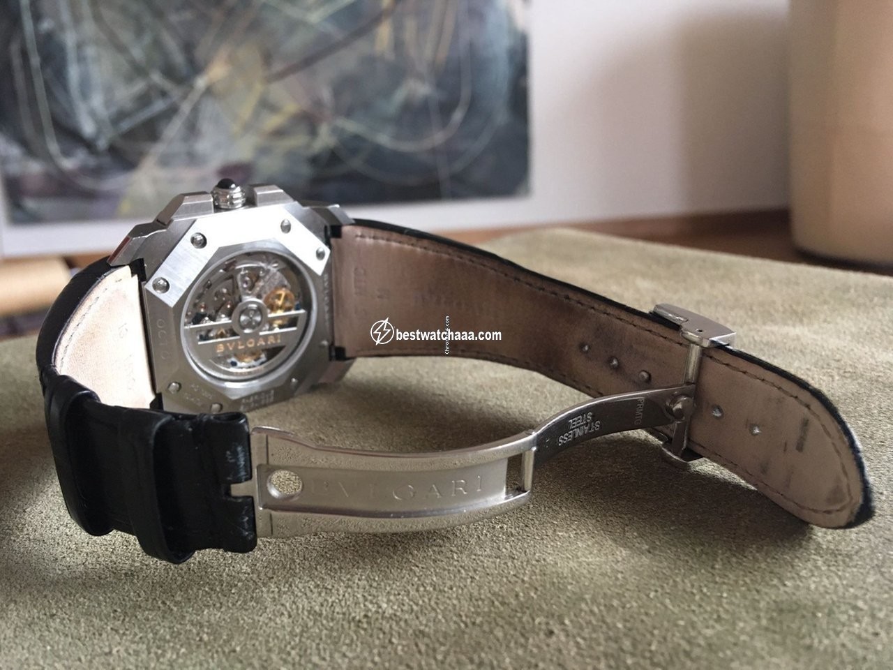 IMG_9081 Bulgari Octo Mens watch Unisex Automatic Steel 102103 Replica 6