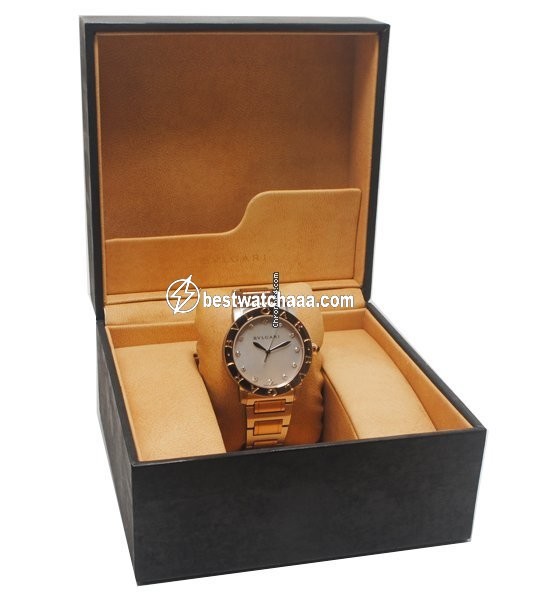 IMG_9081 Bulgari Bulgari Womens watch Automatic Gold Steel BBL P 37 SG Replica 6