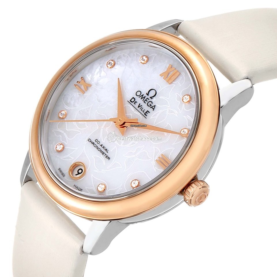 IMG_9081 Omega De Ville Prestige Womens watch Automatic Gold Steel 424.22.33.20.55.001 Replica 6