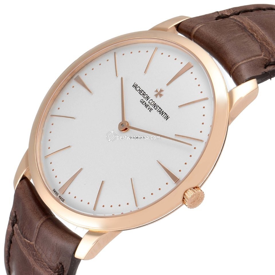 IMG_9081 Vacheron Constantin Patrimony Mens watch Unisex Manual winding Rose gold 81180 Replica 6