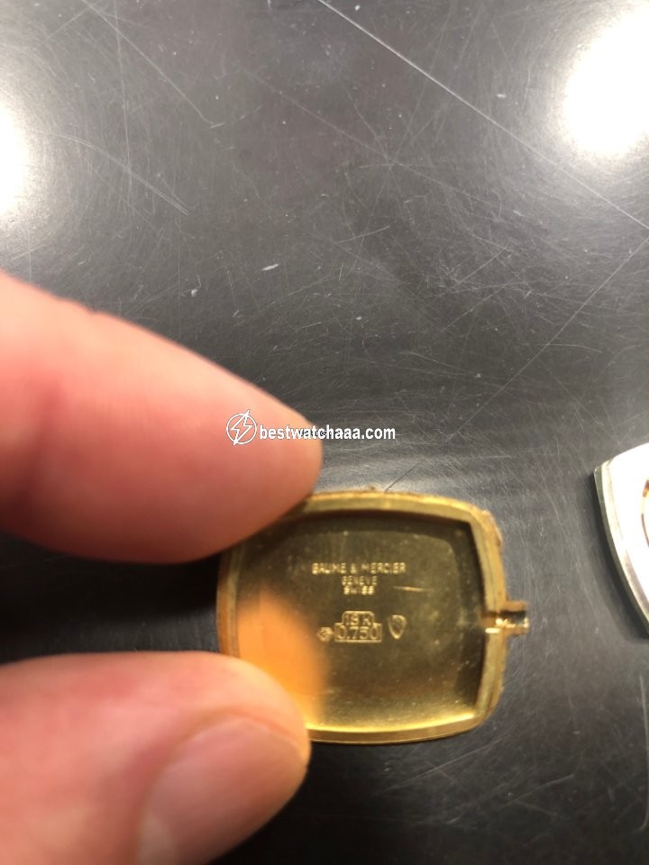 IMG_9081 Baume & Mercier Womens watch Manual winding Yellow gold BM775 Replica 6