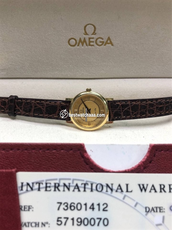 IMG_9081 Omega De Ville Womens watch Quartz Yellow gold 7360.14.12 Replica 6