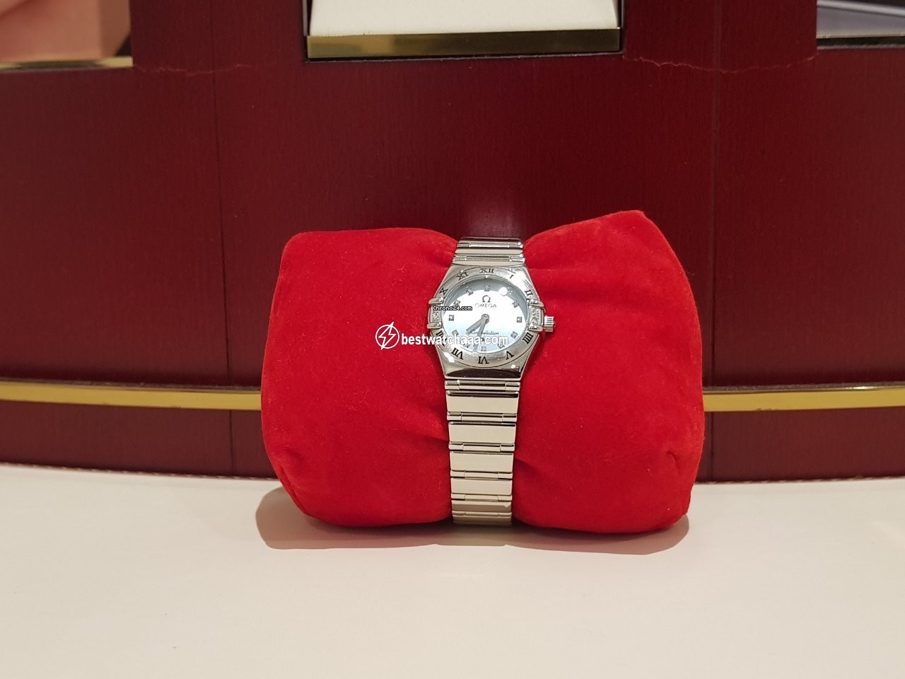 IMG_9081 Omega Constellation Womens watch Quartz Steel 1566.86.00 Replica 6