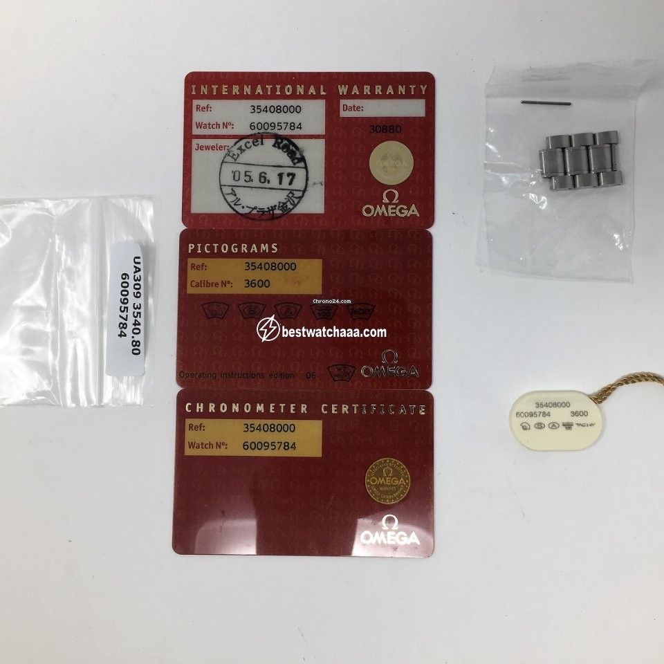 IMG_9081 Omega Speedmaster Mens watch Unisex Automatic Steel 3540.80 Replica 6