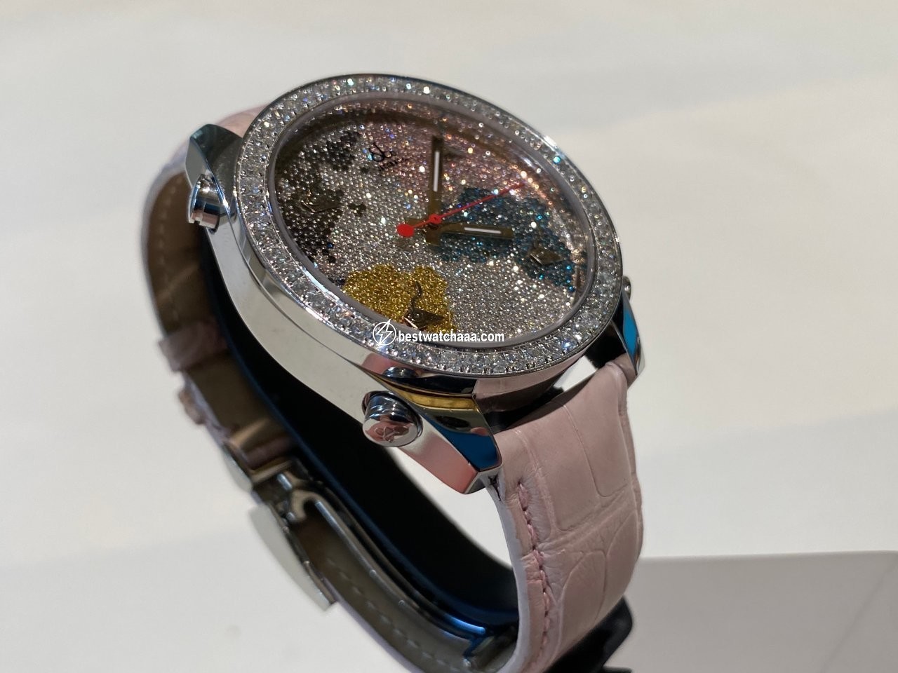 IMG_9081 Jacob & Co. Five Time Zone Womens watch Quartz Steel jacob Replica 6