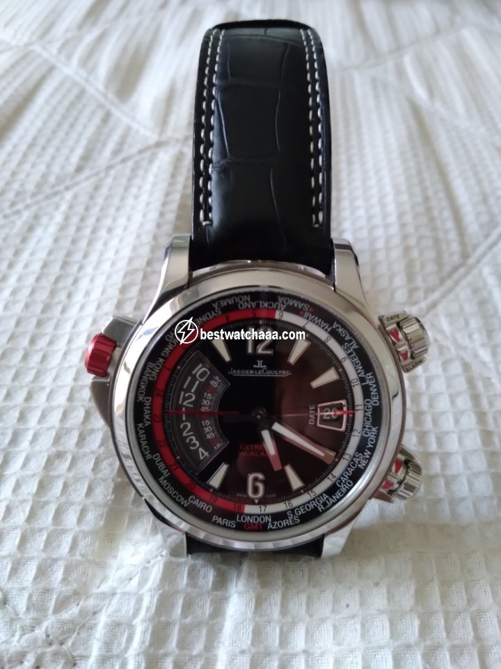 IMG_9081 Jaeger-LeCoultre Master Compressor Extreme W-Alarm Mens watch Unisex Automatic Steel 1508420 Replica 6