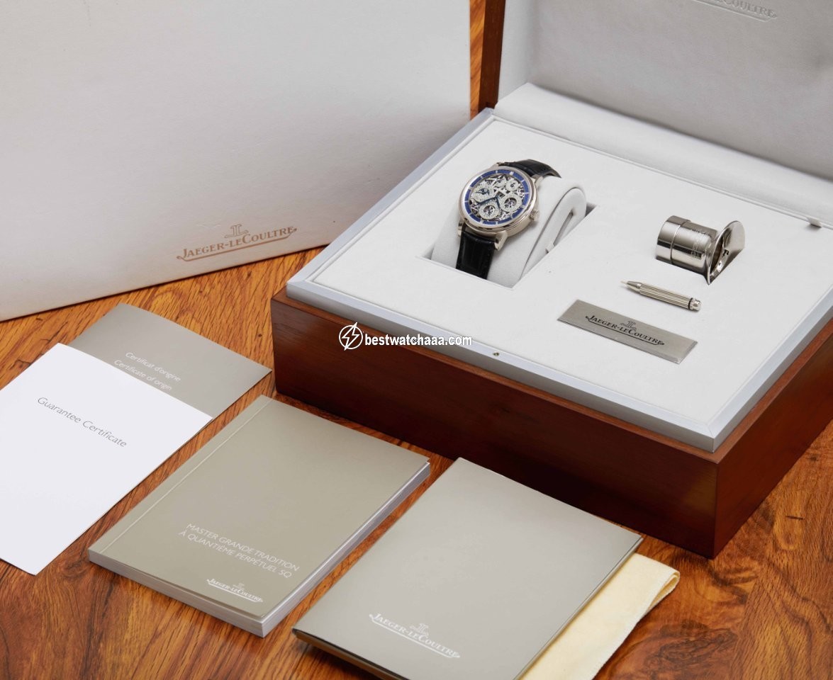 IMG_9081 Jaeger-LeCoultre Master Grande Tradition Mens watch Unisex Manual winding White gold Q50635SQ Replica 6