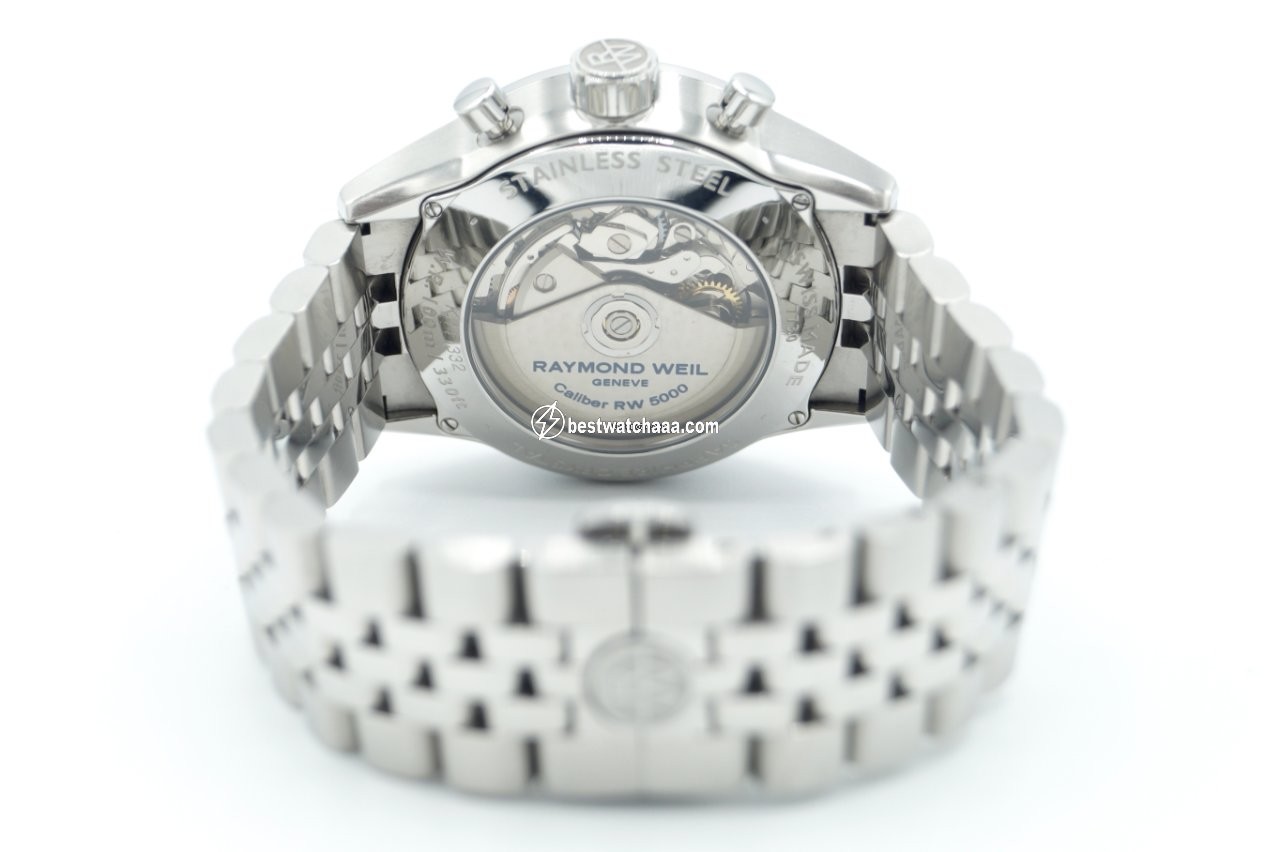 IMG_9081 Raymond Weil Freelancer Mens watch Unisex Automatic Steel 7730-ST-20041 Replica 6