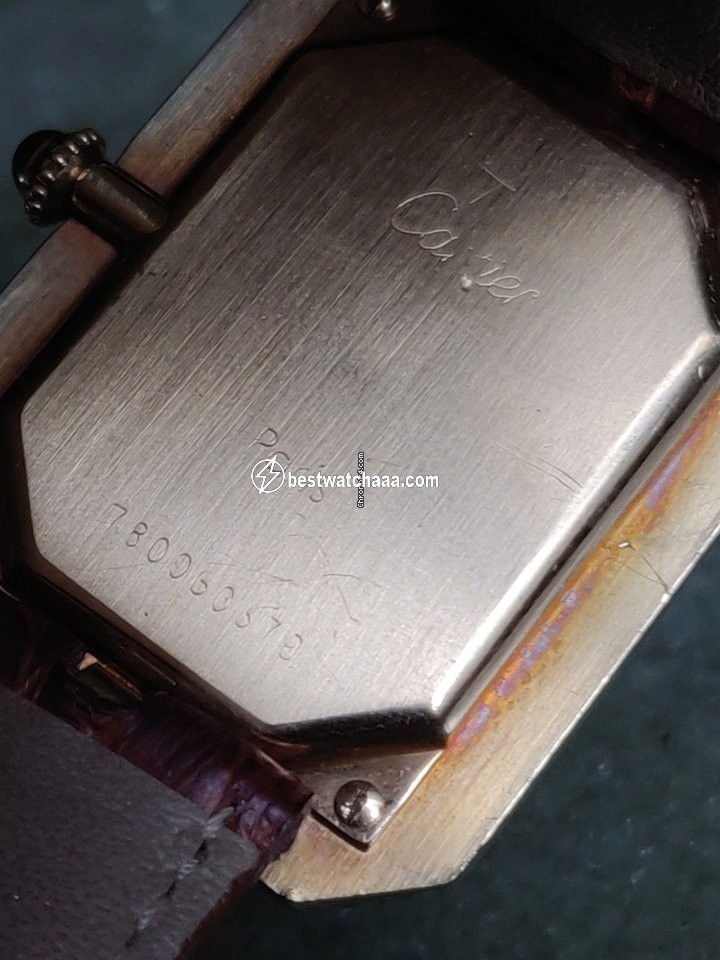 IMG_9081 Cartier Mens watch Unisex Manual winding Yellow gold 78096 Replica 6