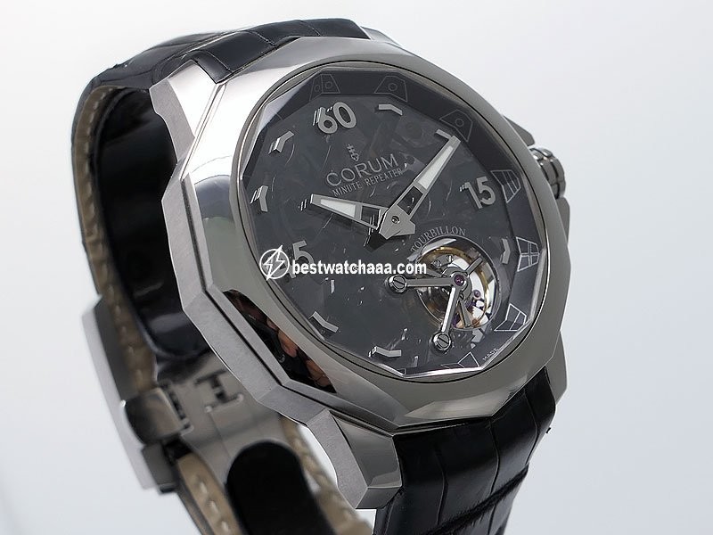 IMG_9081 Corum Admirals Cup Mens watch Unisex Manual winding Titanium 010.102.04 0001 AO15 Replica 6