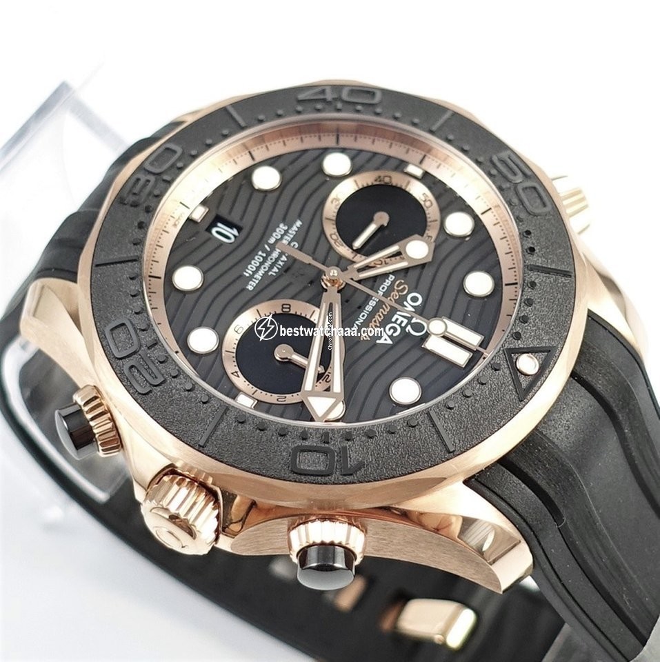 IMG_9081 Omega Seamaster Diver 300 M Mens watch Unisex Automatic Rose gold 210.62.44.51.01.001 Replica 6