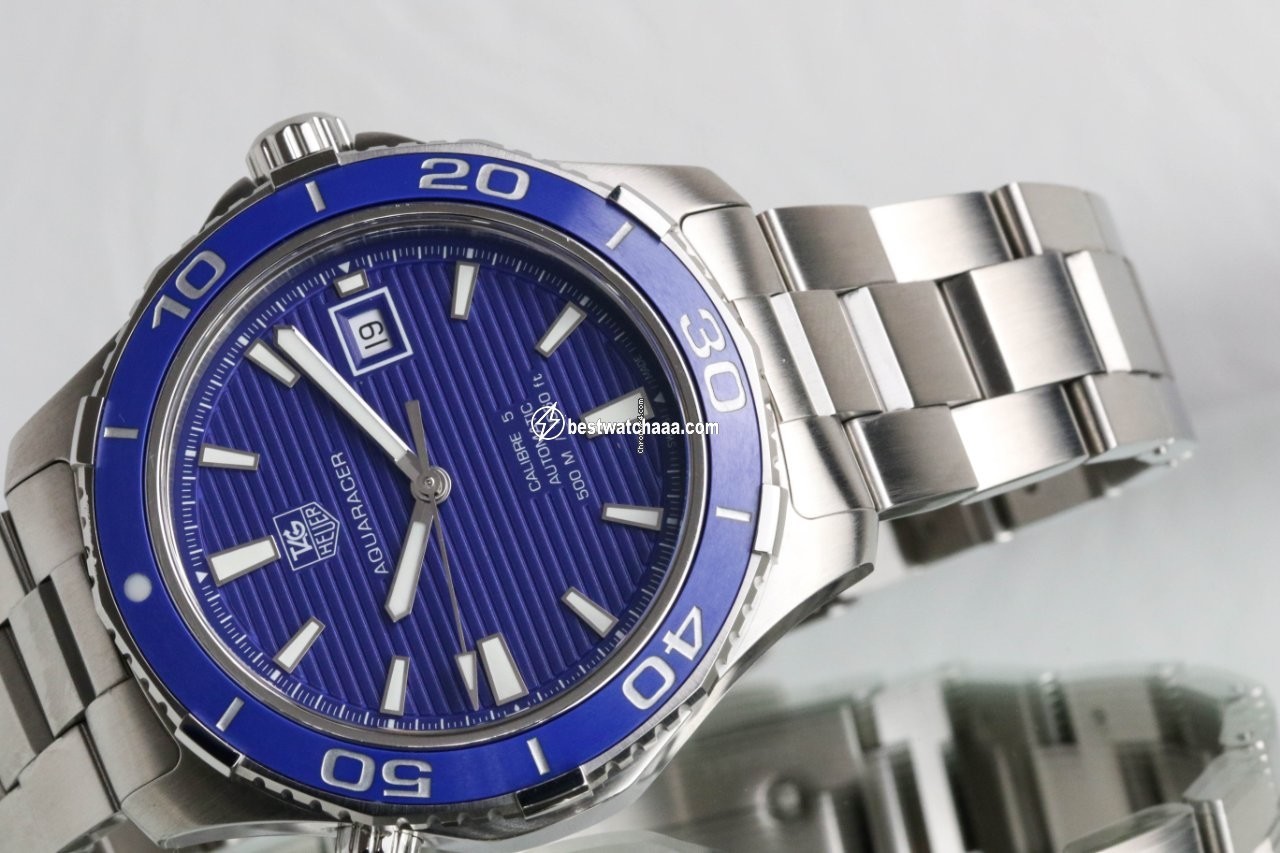 IMG_9081 TAG Heuer Aquaracer 500M Mens watch Unisex Automatic Steel WAK2111.BA0830 Replica 6
