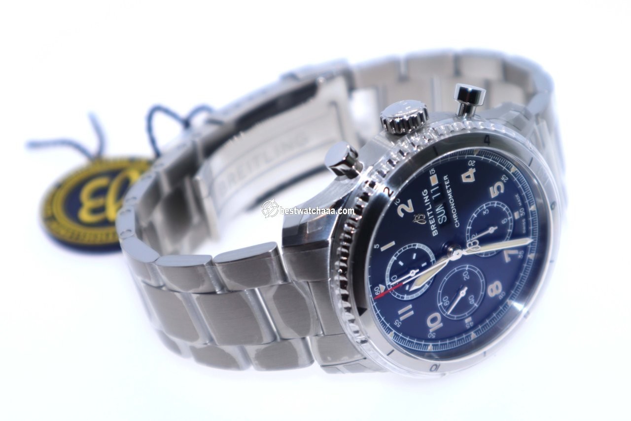 IMG_9081 Breitling Aviator 8 Mens watch Unisex Automatic Steel A13316101C1A1 Replica 6