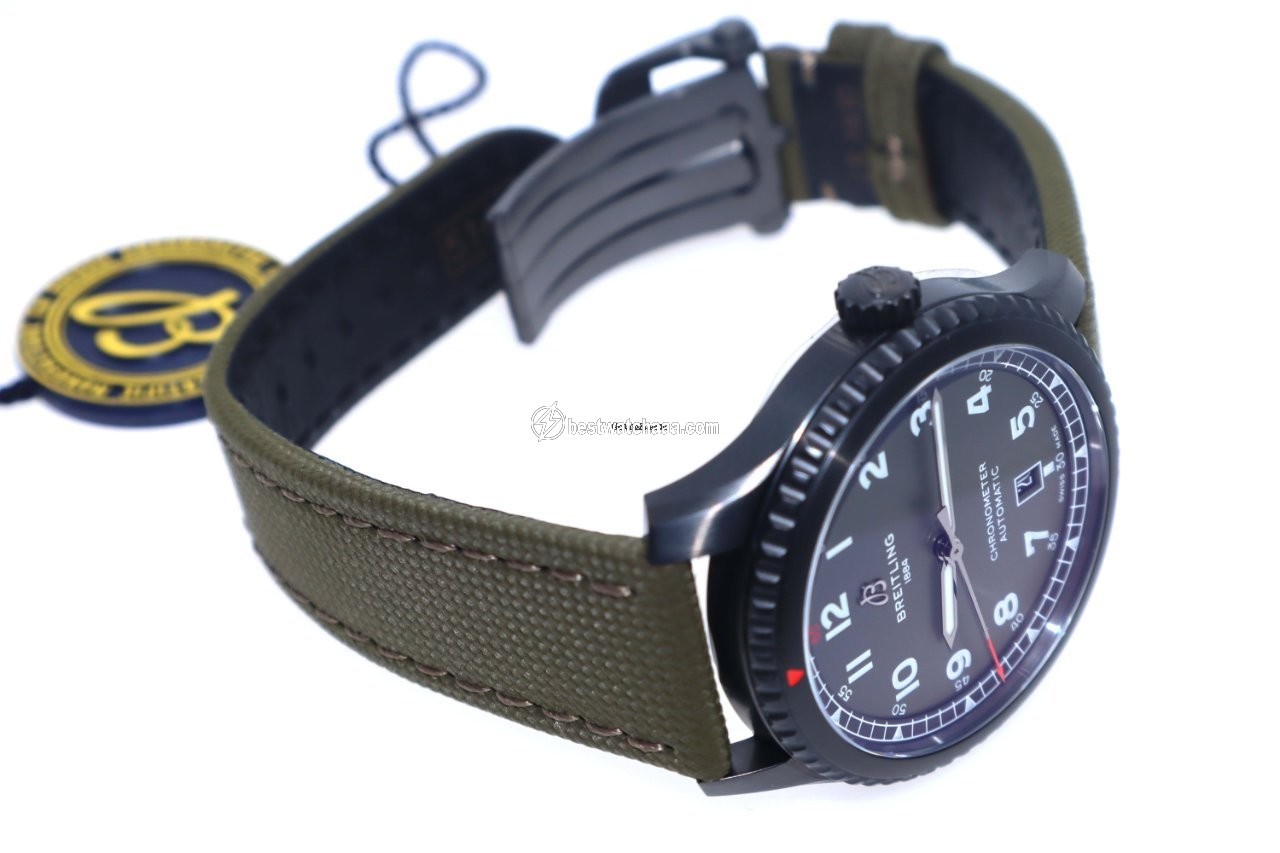 IMG_9081 Breitling Aviator 8 Mens watch Unisex Automatic Steel M173152A1L1X2 Replica 6