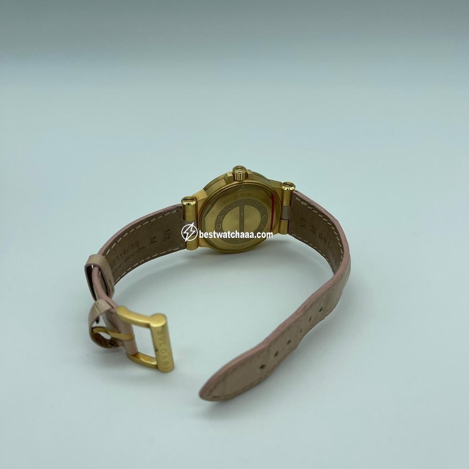 IMG_9081 Bulgari Diagono Womens watch Automatic Yellow gold DG35C6GLD Replica 6