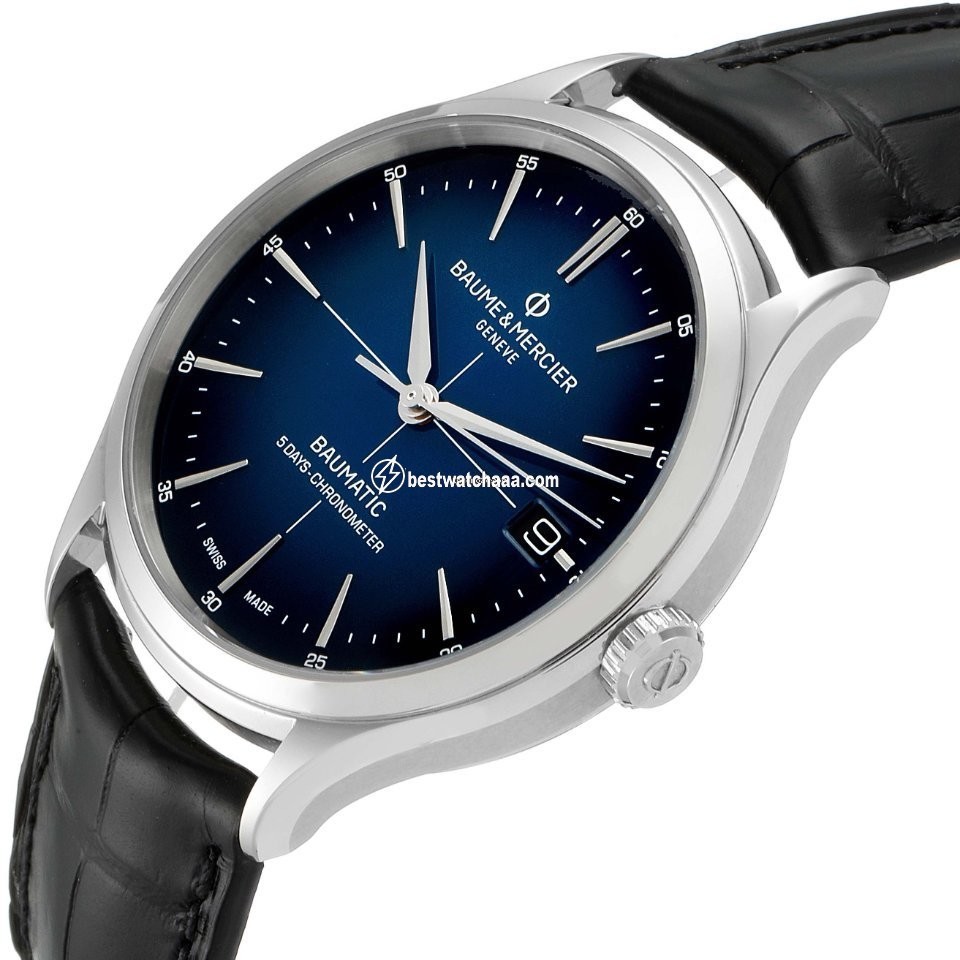 IMG_9081 Baume & Mercier Clifton Mens watch Unisex Automatic Steel M0A10467 Replica 6