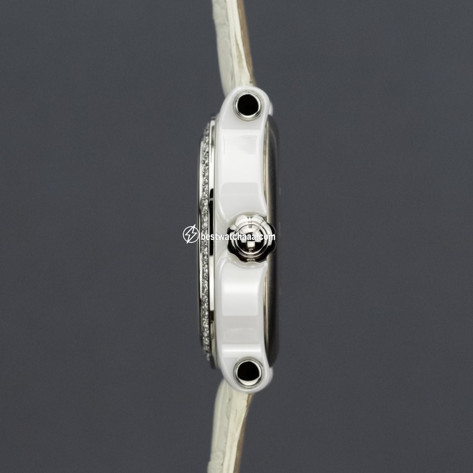 IMG_9081 Chopard Happy Sport Womens watch Quartz Ceramic 288507-9012 Replica 6