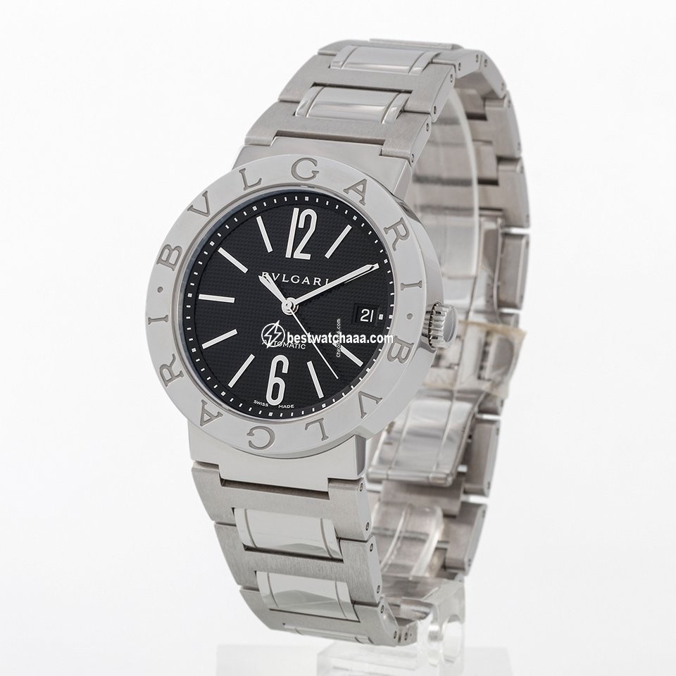IMG_9081 Bulgari Bulgari Mens watch Unisex Automatic Steel BB 38 SS AUTO Replica 6