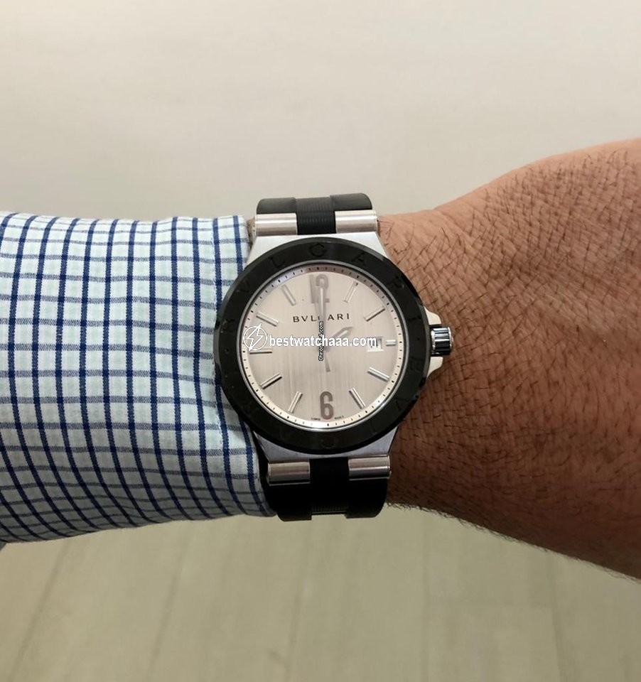 IMG_9081 Bulgari Diagono Mens watch Unisex Automatic Steel DG42BSCVD Replica 6
