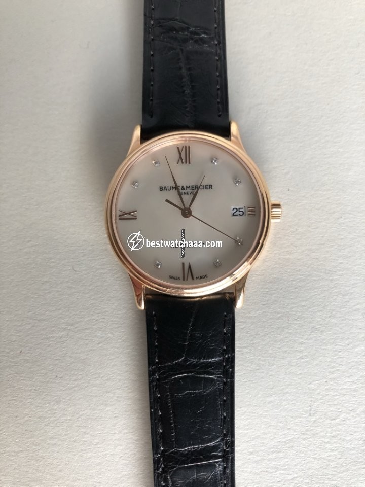 IMG_9081 Baume & Mercier Classima Womens watch Automatic Rose gold M0A10077 Replica 6
