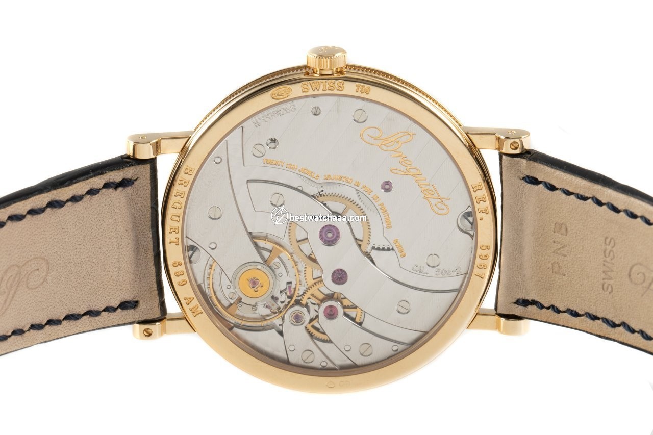 IMG_9081 Breguet Classique Mens watch Unisex Manual winding Yellow gold 5967 Replica 6