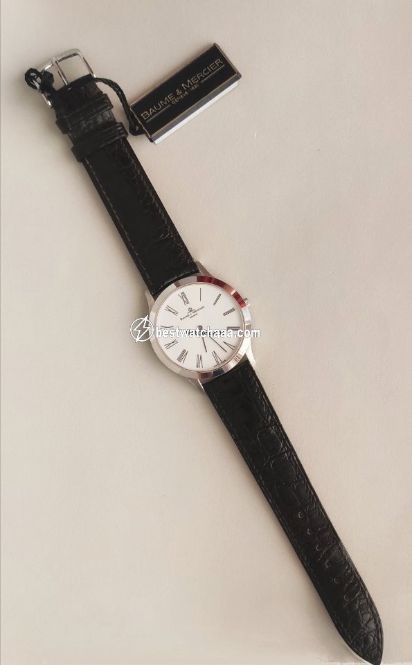 IMG_9081 Baume & Mercier Mens watch Unisex Quartz White gold M0A06494 Replica 6