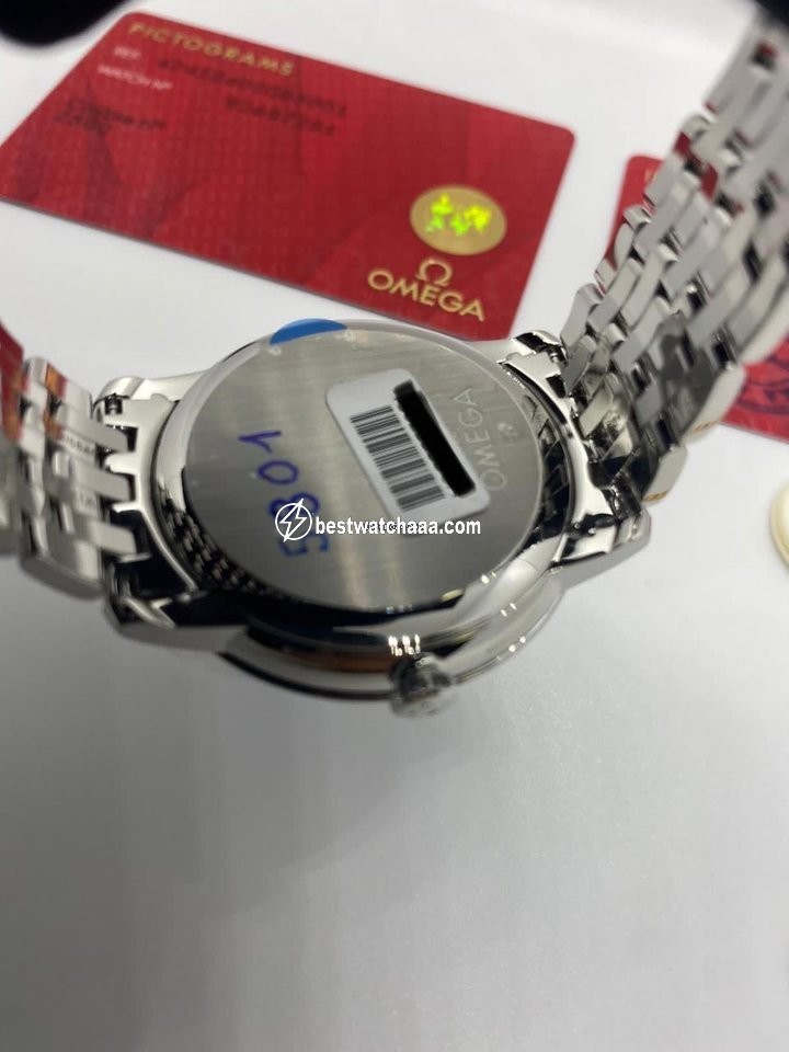 IMG_9081 Omega De Ville Prestige Mens watch Unisex Automatic Steel 424.10.40.20.03.001 Replica 6