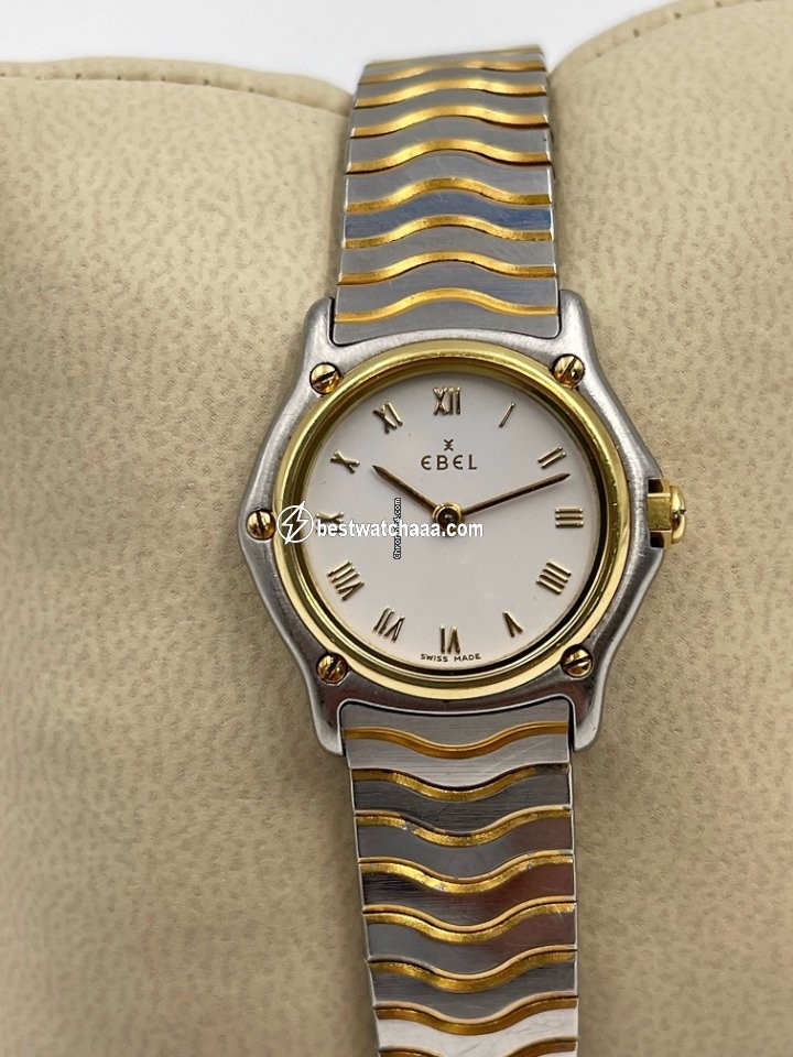 IMG_9081 Ebel Sport Womens watch Quartz Gold Steel 1057901 Replica 6