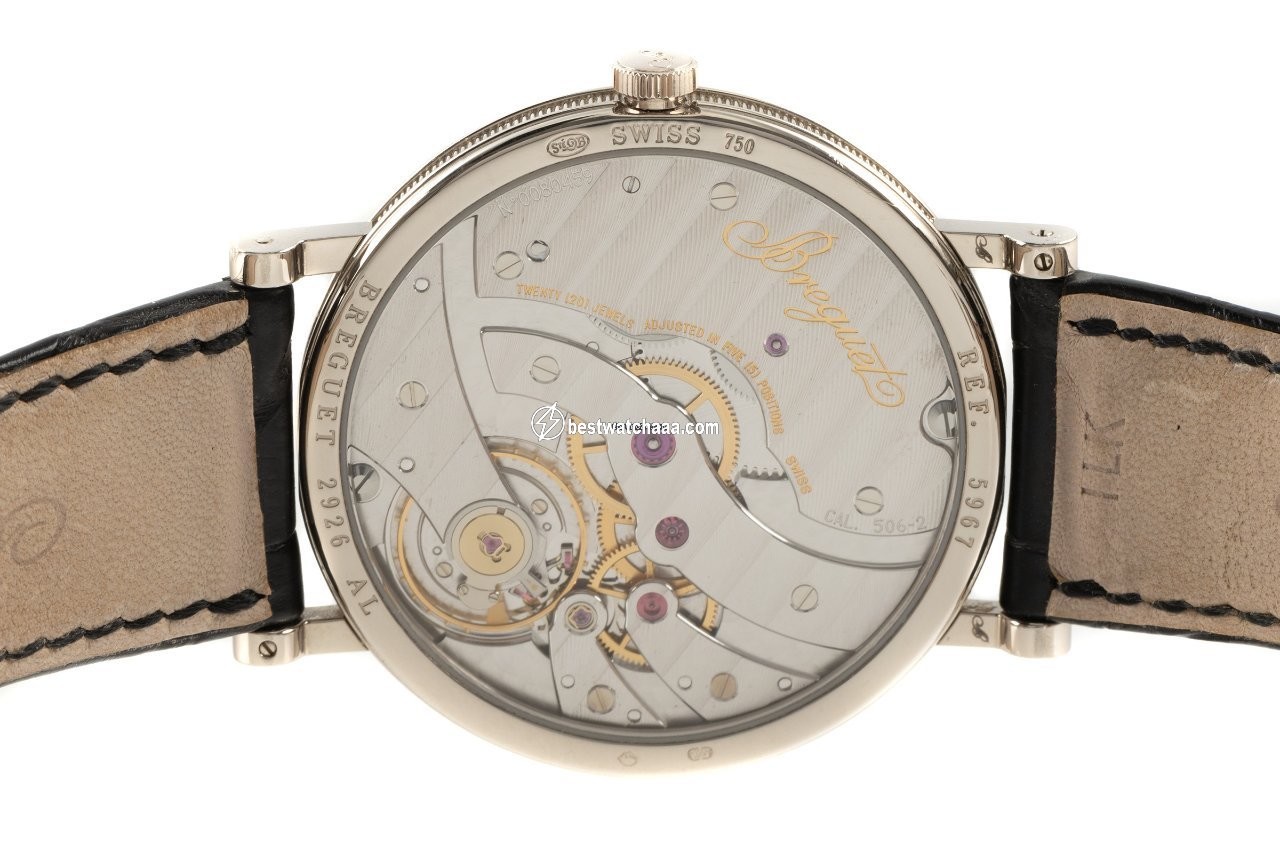 IMG_9081 Breguet Classique Mens watch Unisex Manual winding White gold 5967BB119W6 Replica 6