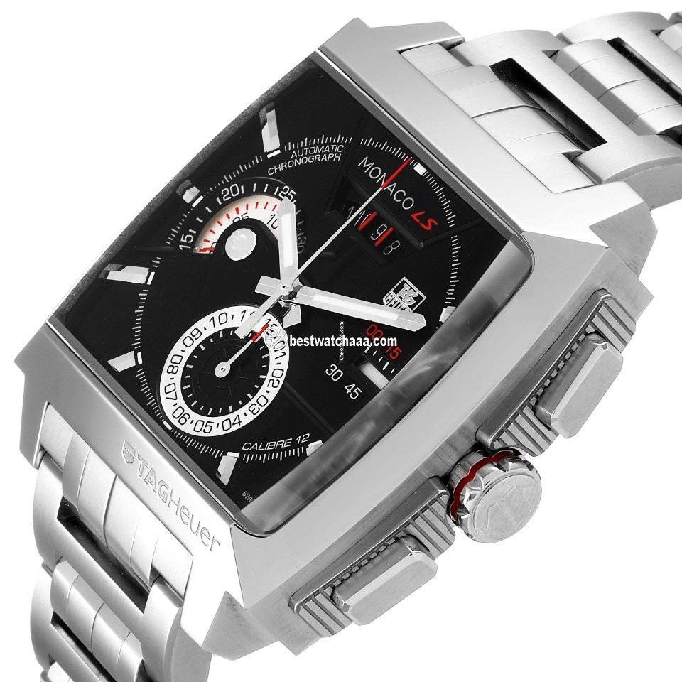 IMG_9081 TAG Heuer Monaco Calibre 12 Mens watch Unisex Automatic Steel CAL2110.BA0781 Replica 6