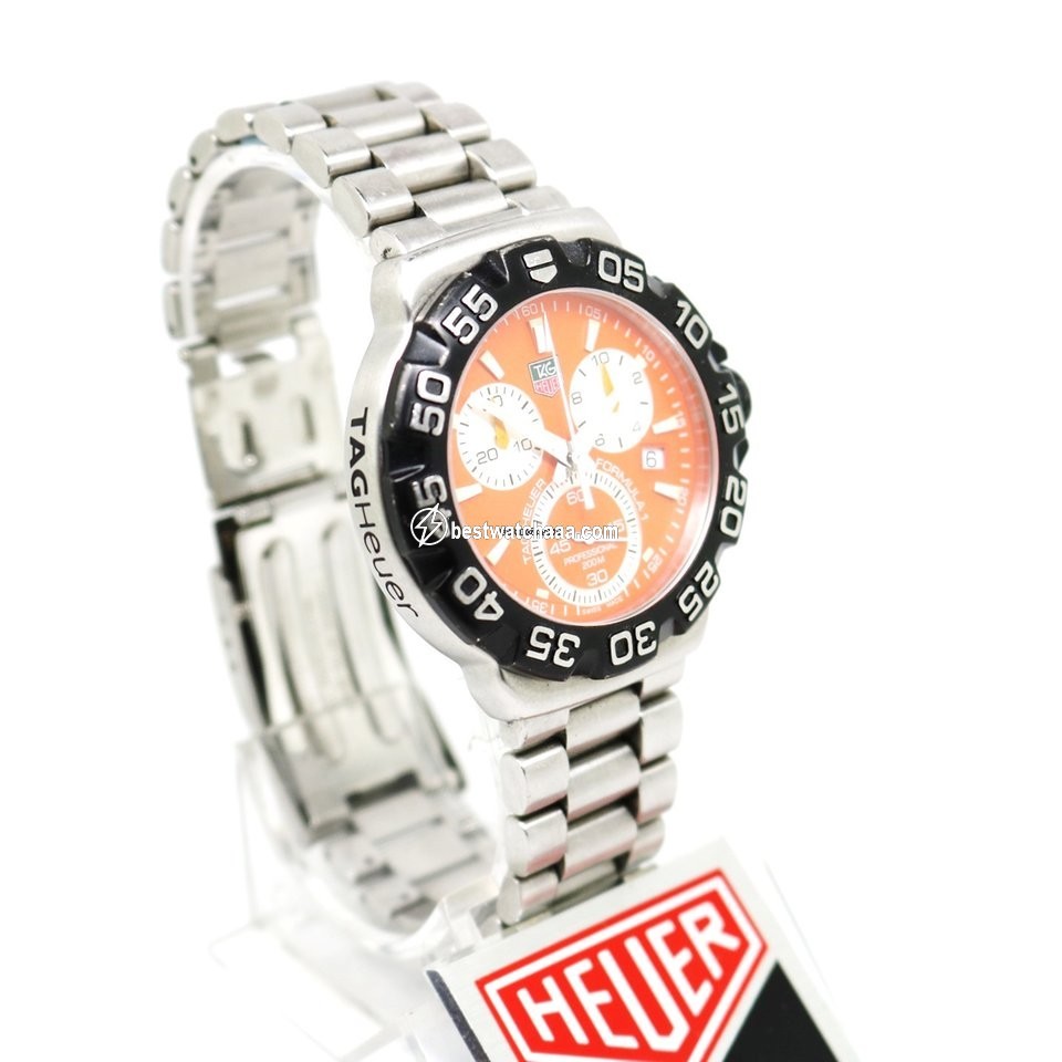 IMG_9081 TAG Heuer Formula 1 Quartz Mens watch Unisex Quartz Steel CAH1113 Replica 6