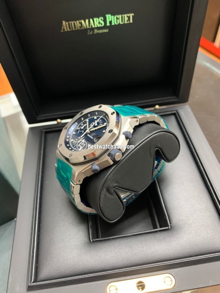 IMG_9081 Audemars Piguet Royal Oak Offshore Chronograph Mens watch Unisex Automatic Steel 26237ST.OO.1000ST.01 Replica 6