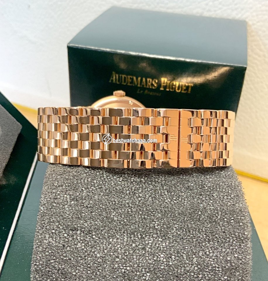 IMG_9081 Audemars Piguet Jules Audemars Womens watch Manual winding Rose gold 77251OR.ZZ.1270OR.01 Replica 6